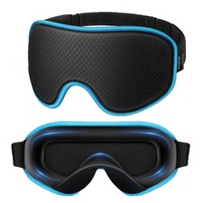 3D Weighted Eye Mask Sleep Blackout Blindfold for Women Men Travel Nap