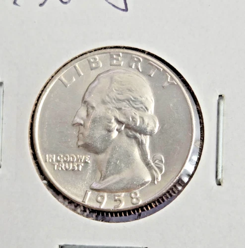 1958-D WASHINGTON QUARTER SUPERIOR BU COIN!!