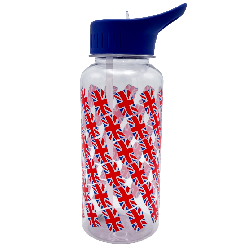 Sports Water Bottle Gym Travel Drinking Leakproof Bottle With Straw BPA-Free