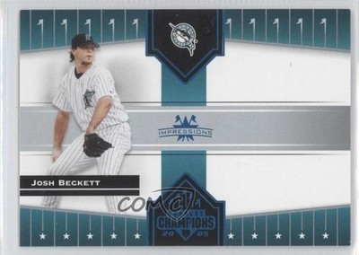 2005 Donruss Champions Blue Impressions 36/100 Josh Beckett #283 0j6