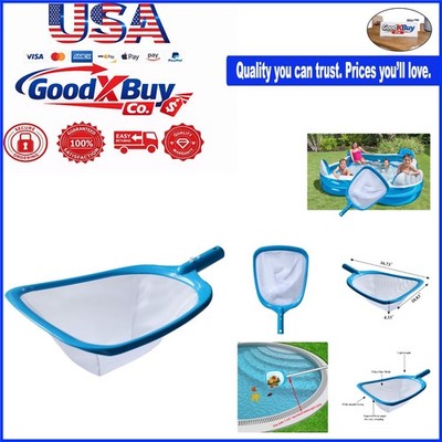 Lightweight Pool Leaf Skimmer Net with Fine Mesh for In-Ground and Above-Grou...