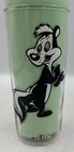 Vintage 1973 Pepsi Pepe Le Pew Looney Tunes FEDERAL Thin Glass – White Letters