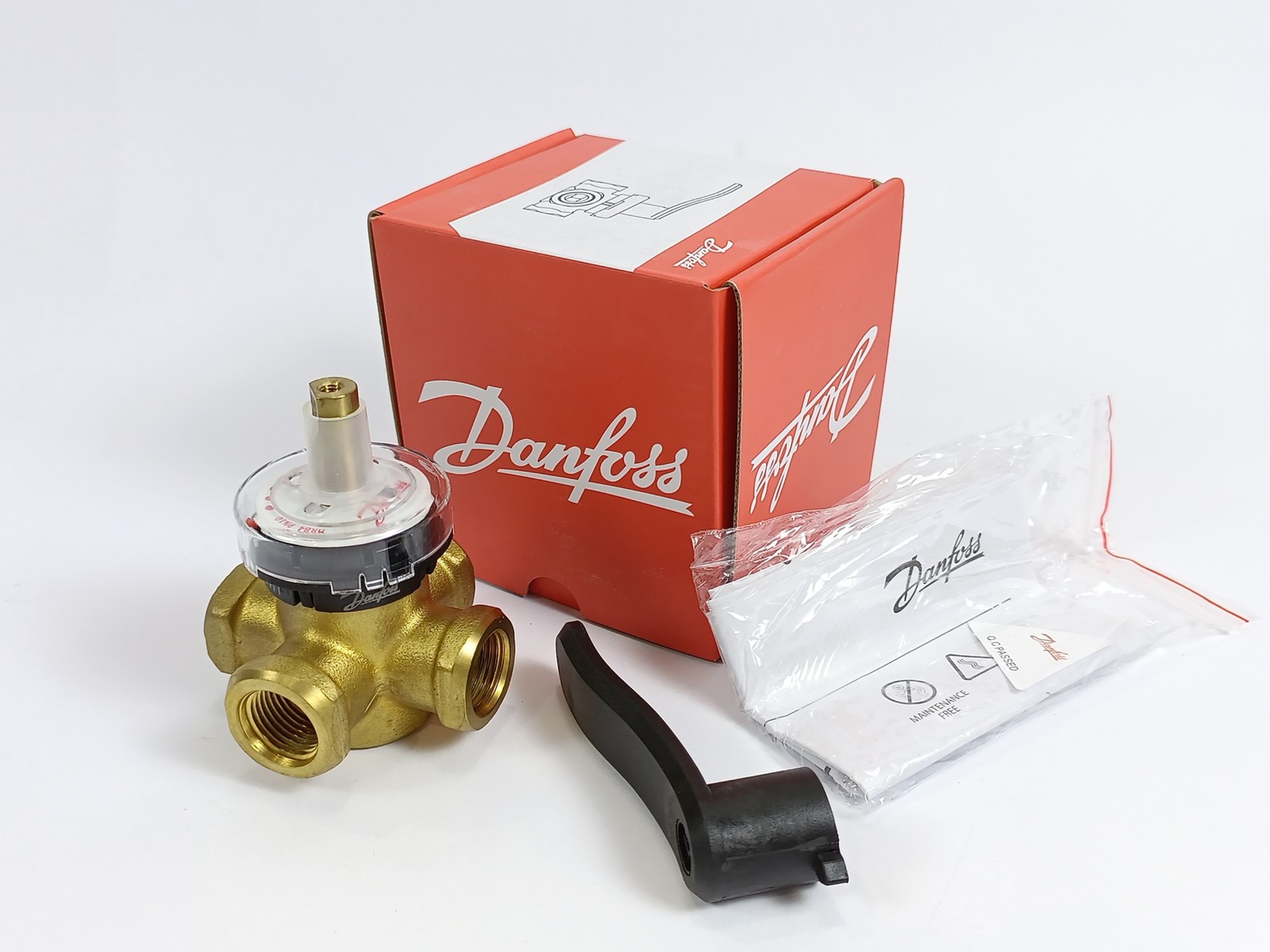 Danfoss 065Z0411 4-Way Rotary Valve, HRB 4, PN 10, DN 15, 2.5 M³/H, RP 1/2