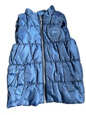 Tommy Bahama Puffer Vest Jacket Size 4T Unisex Navy Blue Full Zip Sleeveless