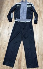 Hugo Boss Black On Grey Tracksuit Size Medium Top Large Bottom