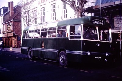 Original Bus Slide Prall Ltd Stanmore WCG 104 Ref 9813M