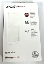 ZAGG InvisibleShield Glass Elite Screen Protector for Apple iPhone 14 Pro