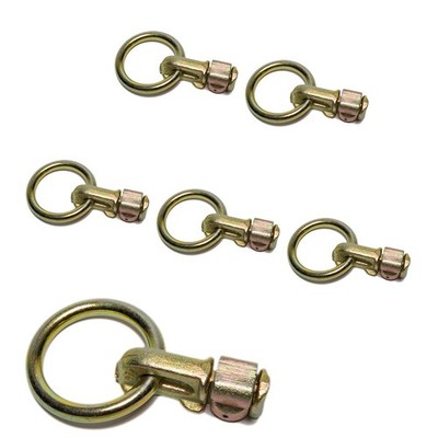 Ancra Aluminum Track Tiedown Fitting 5,000 lb. Capacity Tiedowns 6-Pack