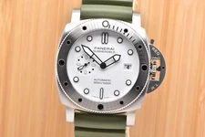 2024 Panerai Submersible QuarantaQuattro 44mm Steel White Dial PAM01226 Full Set
