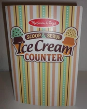 Melissa & Doug Scoop & Serve Ice Cream Counter MENU Replacement Part