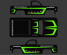 '83 CHEVY SILVERADO Custom WaterSlide Decal for hot wheels 1/64 a1