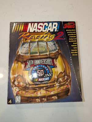 NASCAR RACING 2 VTG 90s W/Box/Manuals PC VIDEO GAME 1996 Sierra CD-ROM Win95