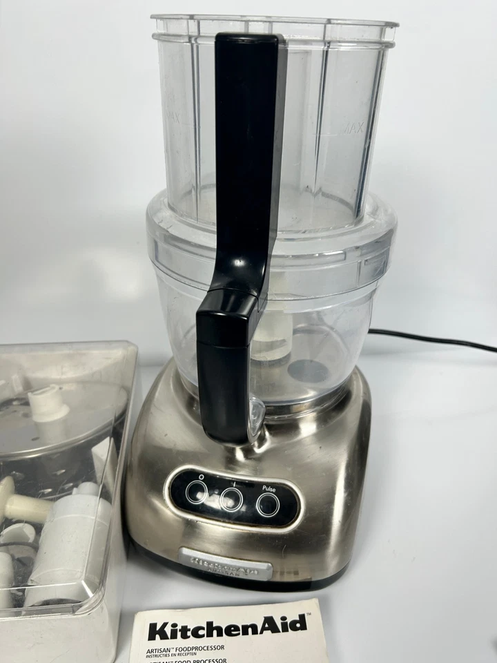 KitchenAid Artisan Food Processor Silver - Working - Image 3 of 4