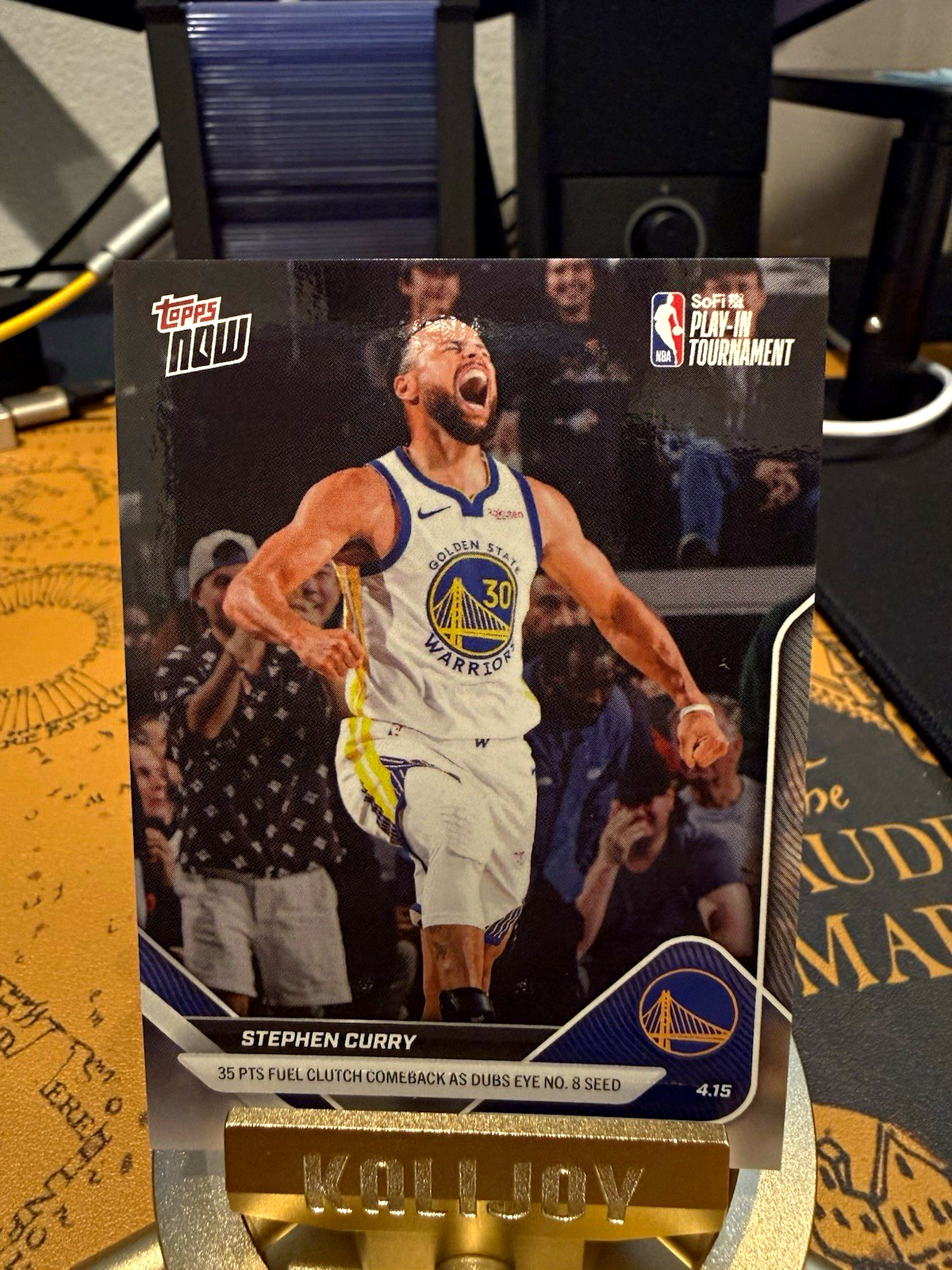 Stephen Curry 2025-26 Topps Now #260 Warriors Play-In Tournament R1 IN HAND