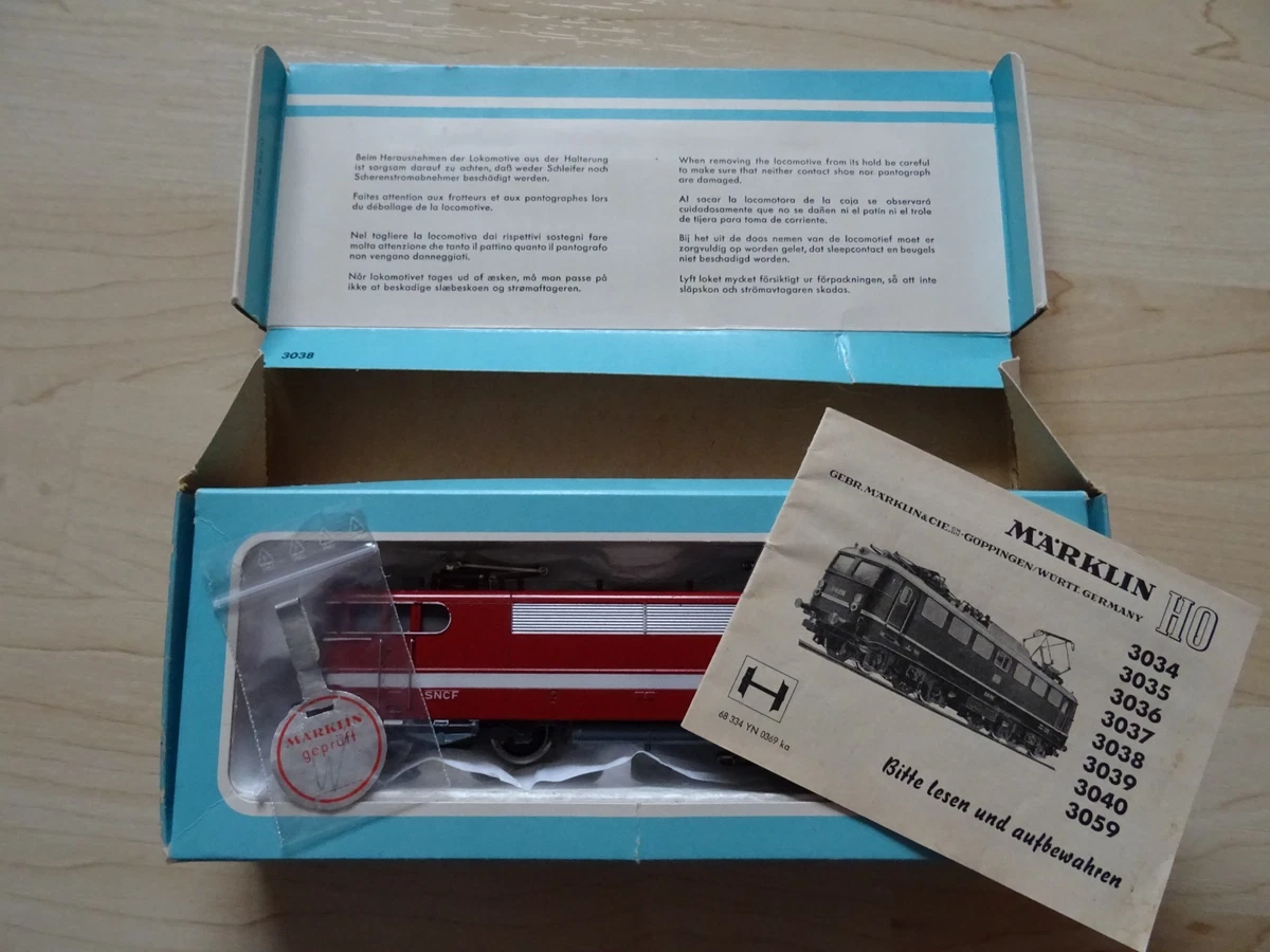 Locomotive électrique Märklin HAMO BB CAPITOLE - Analogique 2 Rails - Réf 3338