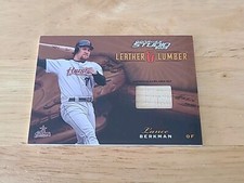 Lance Berkman 2003 Donruss Studio Leather Lumber #LL-25 GU Bat /400 Astros $$$$