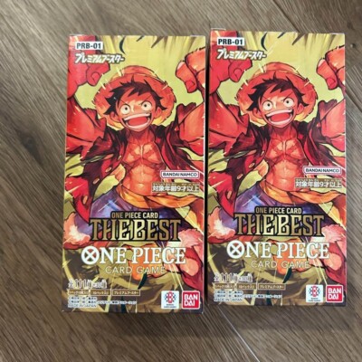 THE BEST ONE PIECE CARD PRB-01 2BOXセット One Piece Card Game The Best Booster Box PRB-01 2box set Japanese