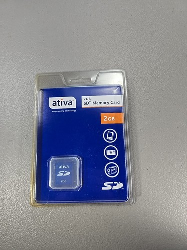 Ativa 2GB SD Camera Memory Card New & Unopened - Picture 1 of 2