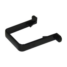 Square Line Static Caravan Gutter Downpipe Clip Black Guttering Rainwater System