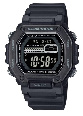 Casio Illuminator Alarm Chrono Hintergrundbeleuchtung MWD110HB1BV 100M Herrenuhr