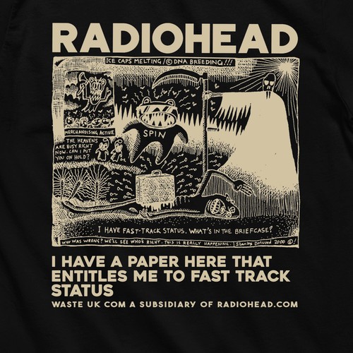 Radiohead Band Concert Tour Merch, Vintage Rock Sweatshirt 101405 - Picture 2 of 7