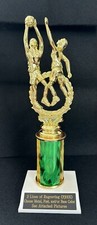 7 Female Basketball Double Action Trophy 3 Post. Please See All Photos