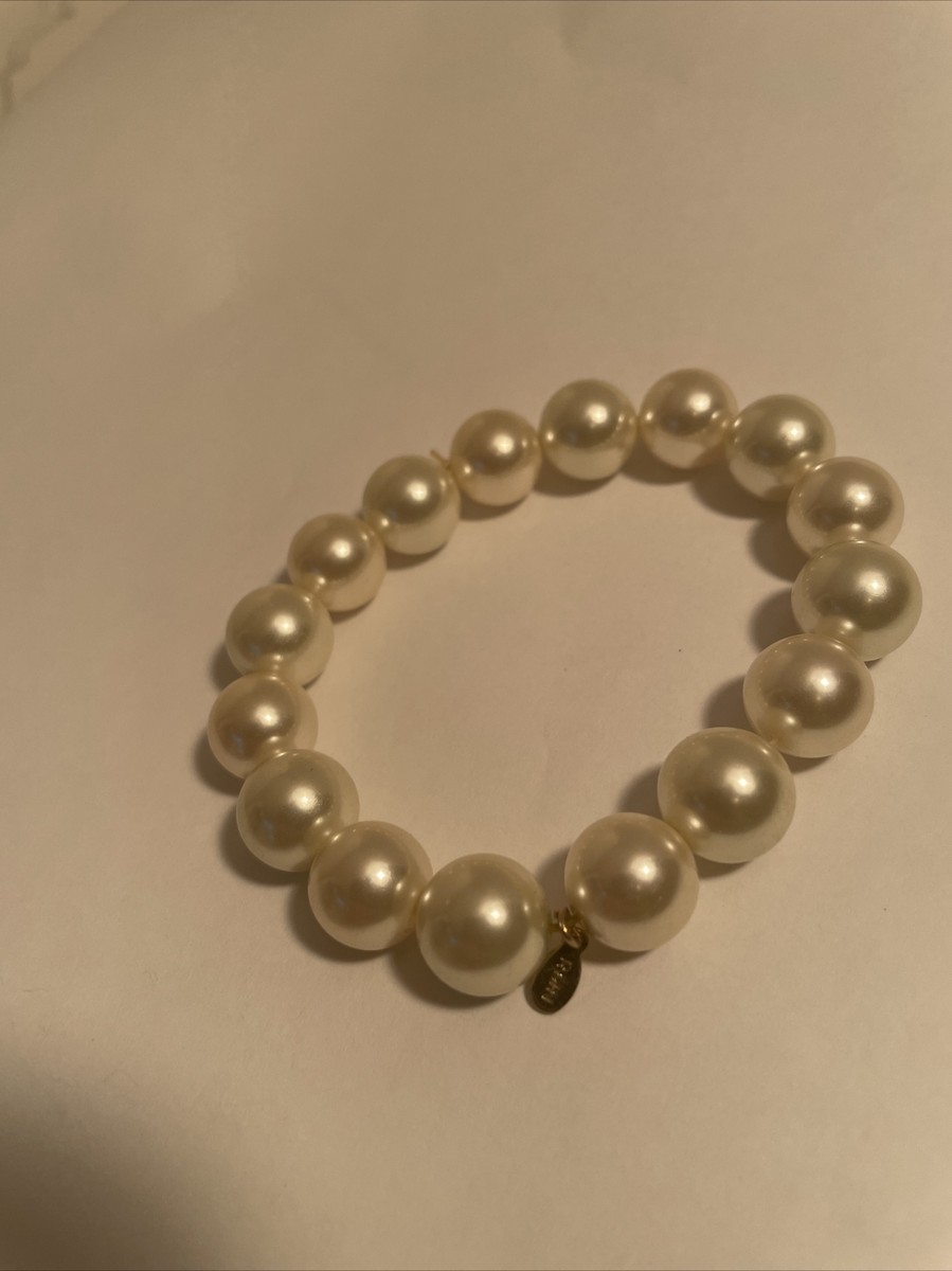 [MIDNIGHT MOMENT.] Flexible Pearl Bracelet ★すぐ品切れ★ RMN SATIN FAUX PEARL BRACELET Stretch Band J1 | eBay