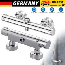 Thermostat Mischbatterie Duscharmatur Chrom Armatur Dusche Brause Bad Badezimmer