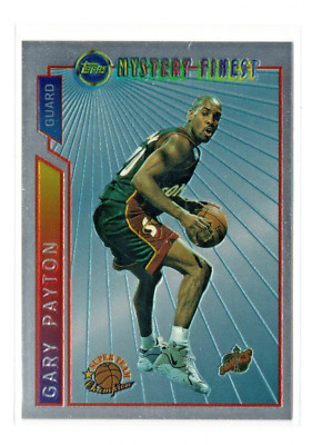 1996-97 Topps Mystery Finest Bordered Gary Payton #M4 Super Team Champion Sonics