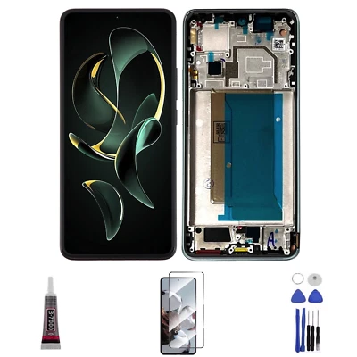 MBS-SPARES Display für Xiaomi 13T / 13T Pro OLED Screen Touchscreen Bildschirm Glas in Blau