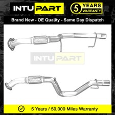 Tubo scarico anteriore adatto a Jeep Renegade 2014-2015 1.6 CRD Inutpart Euro 5