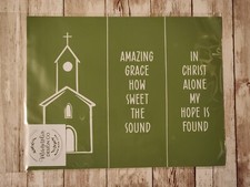 Magnolia Design Co Adhesive Reusable Silkscreen Stencil Church Hymns