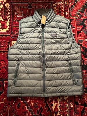 NWT NEW Patagonia Men’s Down Sweater Vest Tasmanian Teal XL