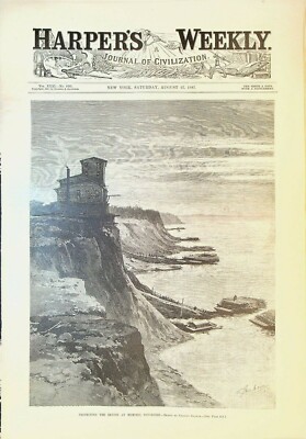 Harper's Weekly August 27 1887 Memphis Henry Ives Train Wreck Bicycle 