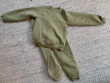 NWT Girls Treasure  Bond lined sweatpants and sweatshirt 14-16 XL, olive green