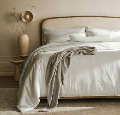 BOLL & BRANCH 3 Piece Comforter Set 100% Organic Cotton - 4 Colors Available