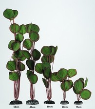 Aquarium Fish Tank Plant Green Red Silk Round Decoration Ornament Various Sizes