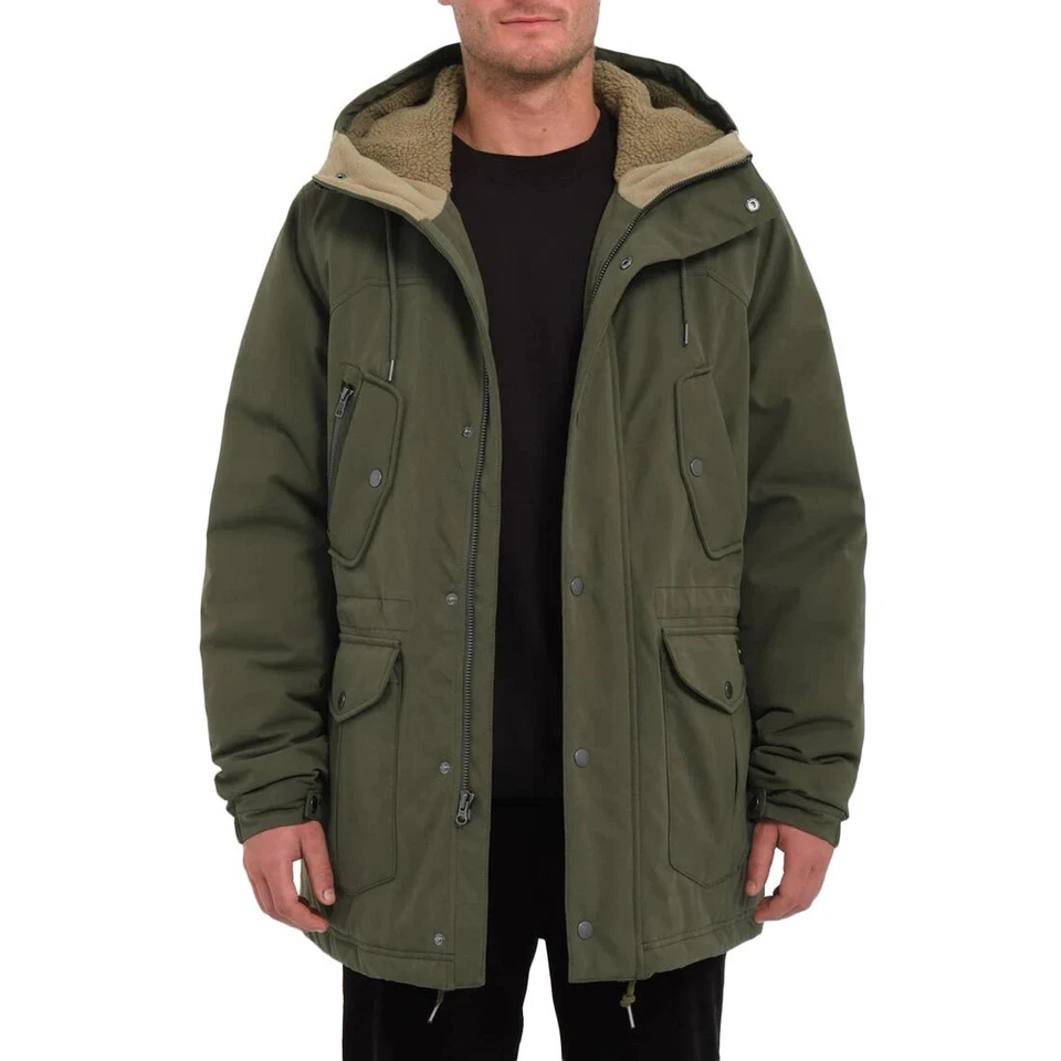 Volcom Starget 5K Parka - Verde Oscuro - Imagen 4 de 4