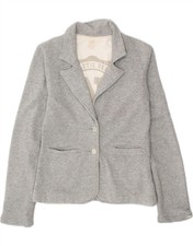 Nike Womens The Athletic Dept. 2 Button Blazer Jacket Uk 10 Small Grey Be03