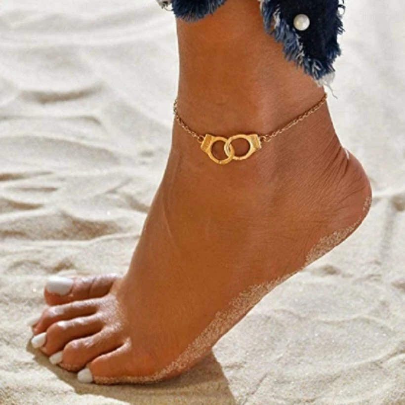 U7 Ankle Bracelets for Women 6MM Flat Rose Gold Silver Color Simple Mariner  Link Chain Anklets Summer Beach Feet Jewelry Gift - AliExpress