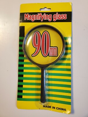 Magnifying Glass Great for Sewing Books Map Reading Newspaper Hobbies 90mm