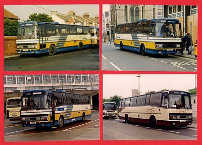 4 Fotos ~ Hastings & District - Plaxton Paramount Tigers VSV564 etc - 1991-94