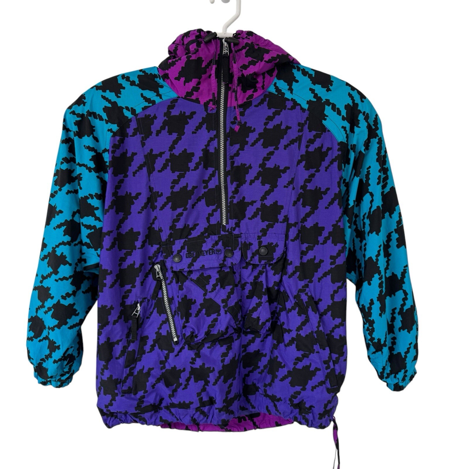 Obermeyer Ski Nylon Windbreak Jacket Pullover Neo… - image 1