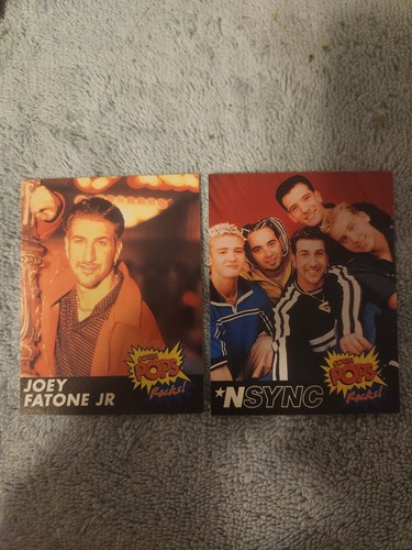 Justin Timberlake NSYNC CornPopRocks! BOTH NSYNC and Joey Fatone jr cards - Picture 1 of 2