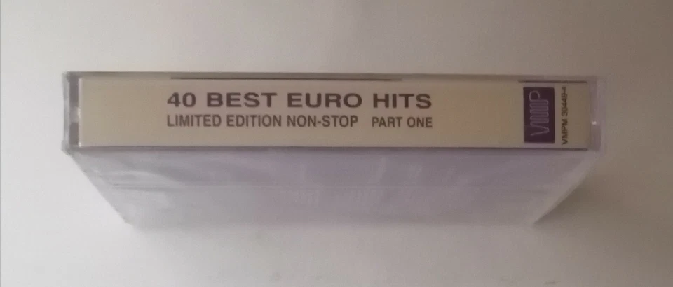 40 Best Euro Hit Limited Non-Stop Rare Malaysia Cassette Tape New Sealed - Image 3 of 3