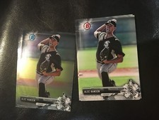 2017 Bowman Draft BD-23 Alec Hansen 12 count, 2 chrome, 10  base lot White Sox