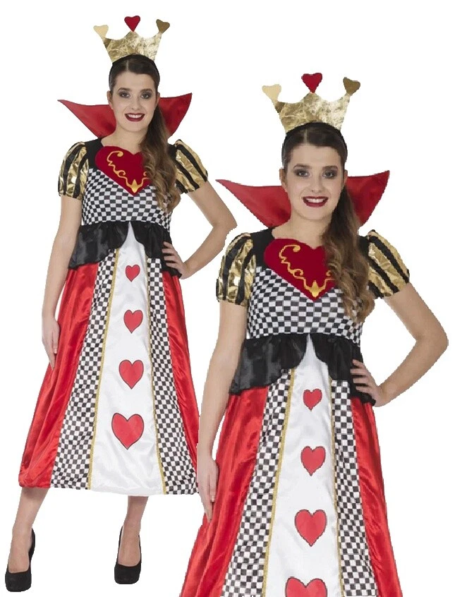 Reina de corazones Disfraces Smiffys para Mujeres