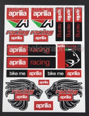 Aufkleber stickers decals Grafik APRILIA RACING RSV4 Factory RS250 Laminiert