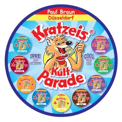 Kratzeis 36 Portionen zu 200 ml. Wassereis Sommersaison Kult Eis