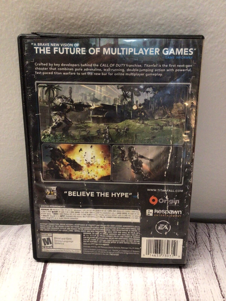 Juego Titanfall PC Windows EA DVD-ROM Clasificado M Foto 2 de 4